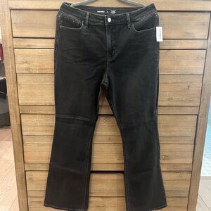 Old Navy Women's Black Flare Jeans